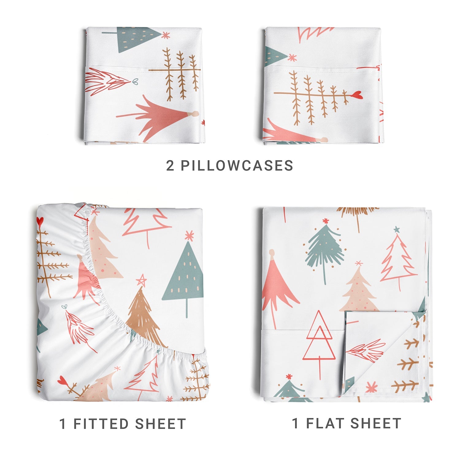 4 Piece Christmas Sheet Set