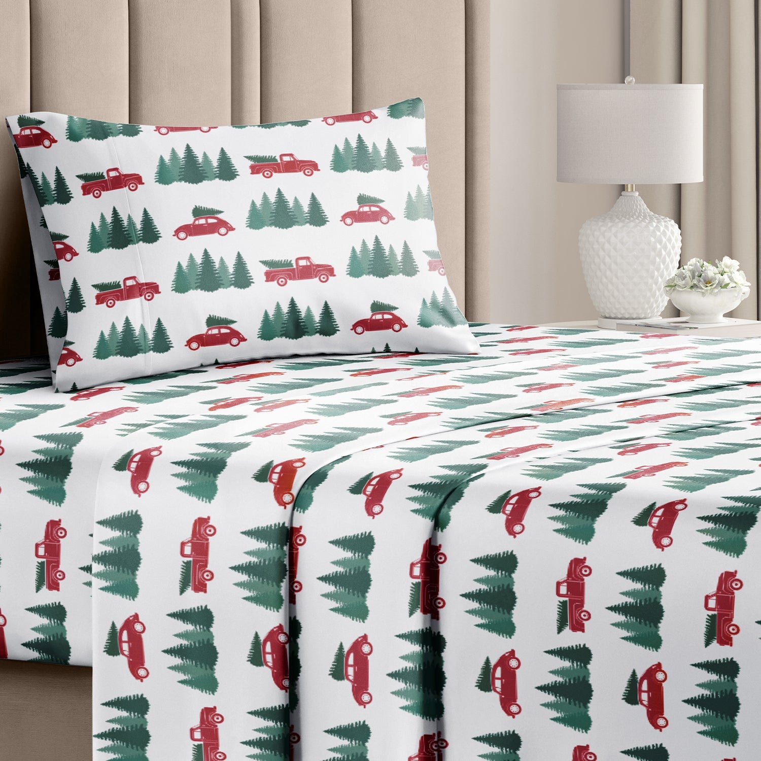 4 Piece Christmas Sheet Set