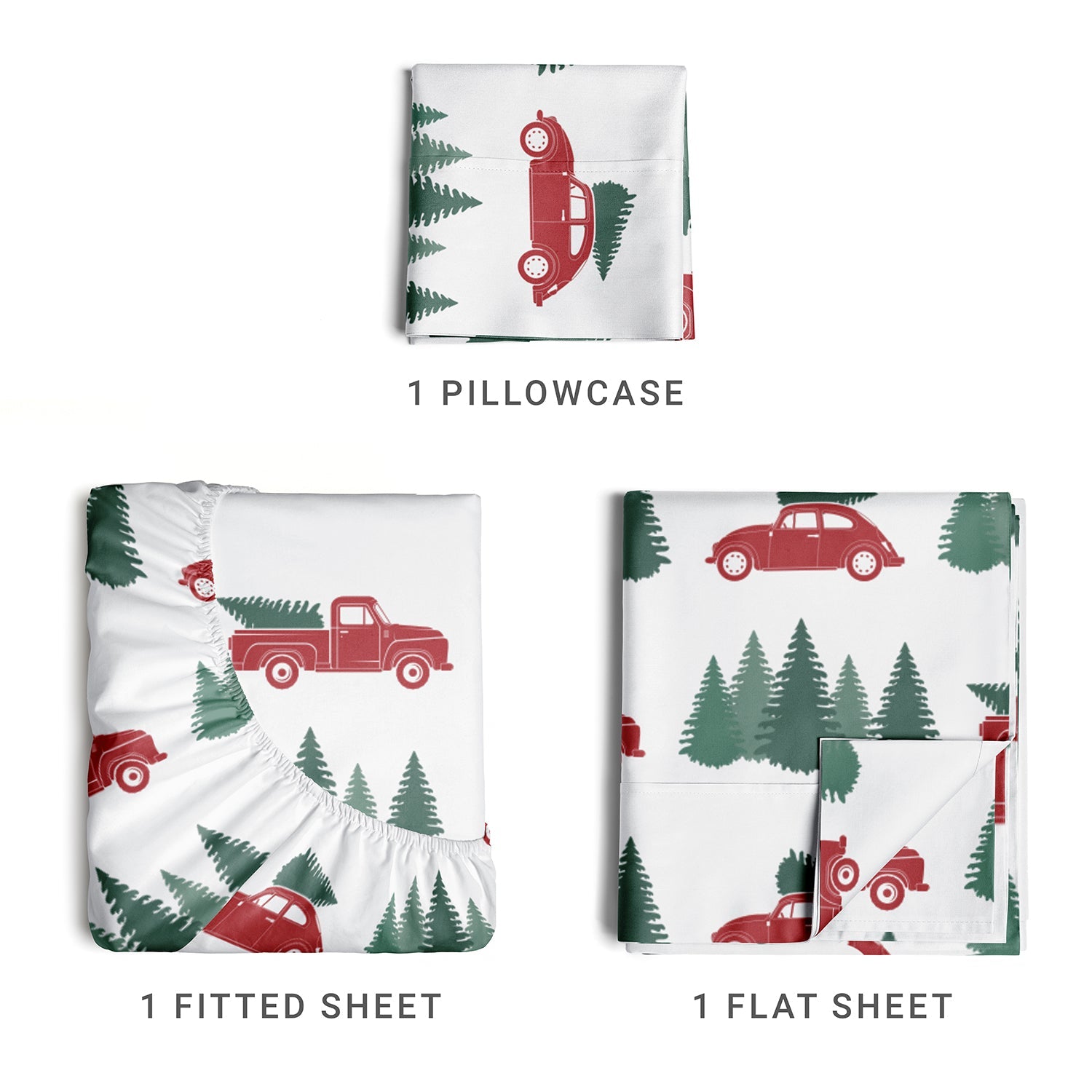 4 Piece Christmas Sheet Set