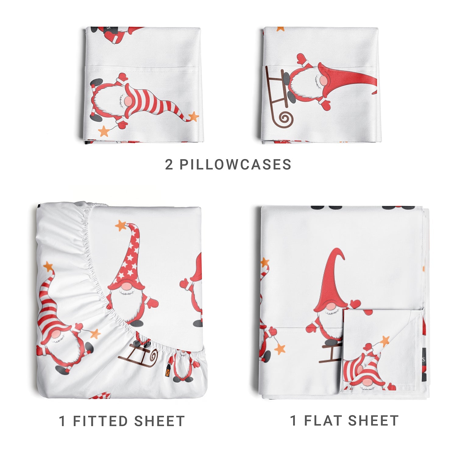 4 Piece Christmas Sheet Set