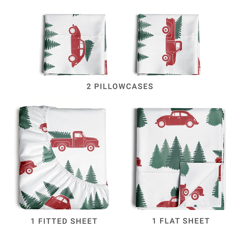 4 Piece Christmas Sheet Set