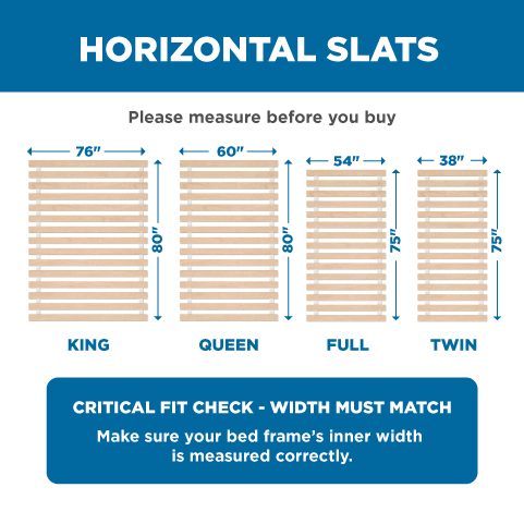 SlatSure™ Heavy Duty Replacement Bed Slats