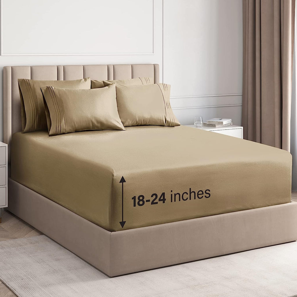 6 Piece Deep Pocket Sheet Set