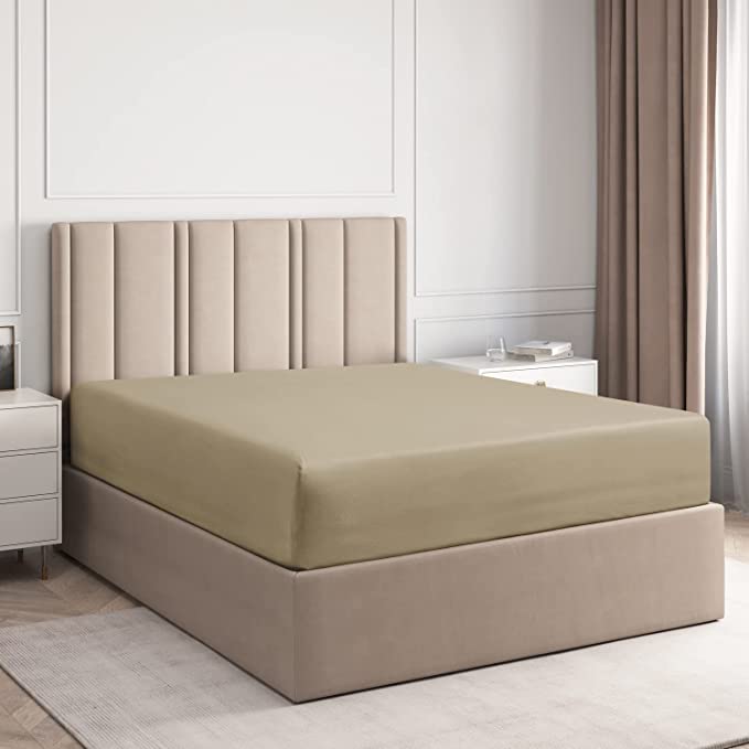 Cotton 400 Thread Count Standard Single Fitted Sheet