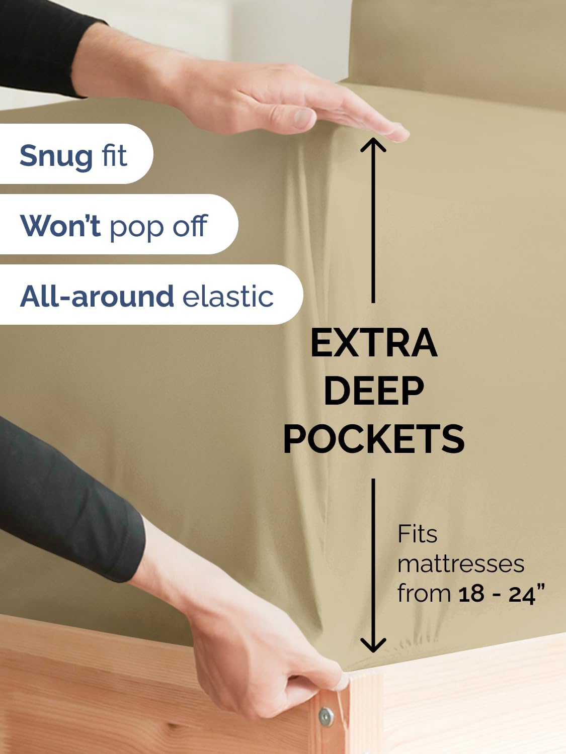 6 Piece Deep Pocket Sheet Set