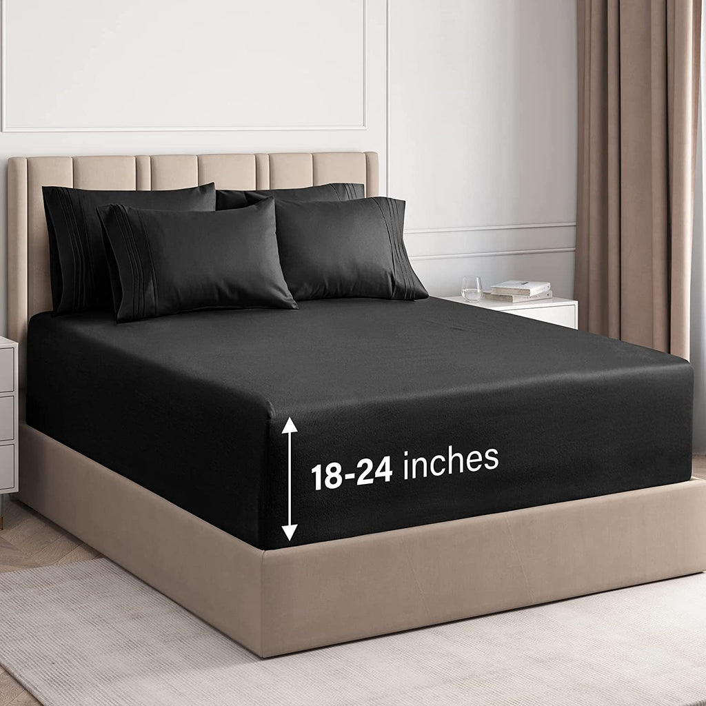 6 Piece Deep Pocket Sheet Set