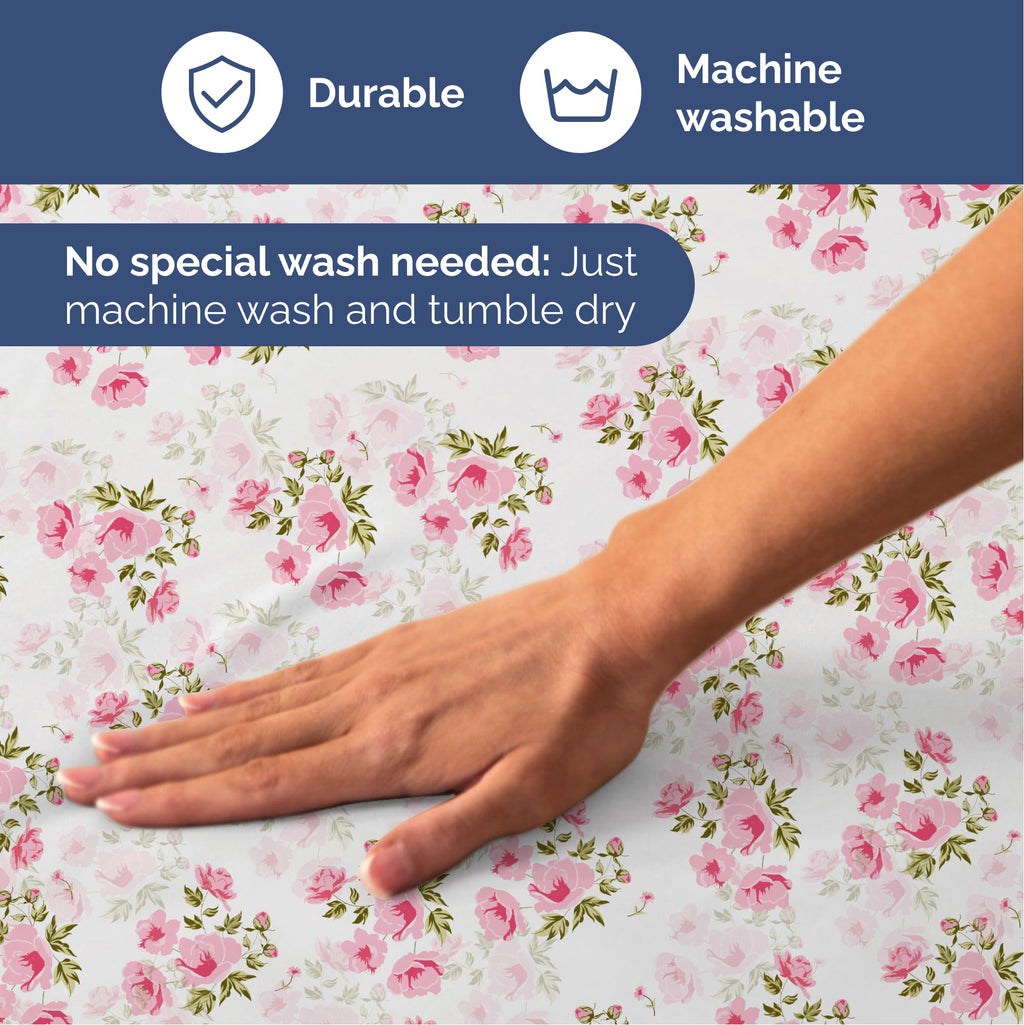 4 Piece Floral Sheet Set