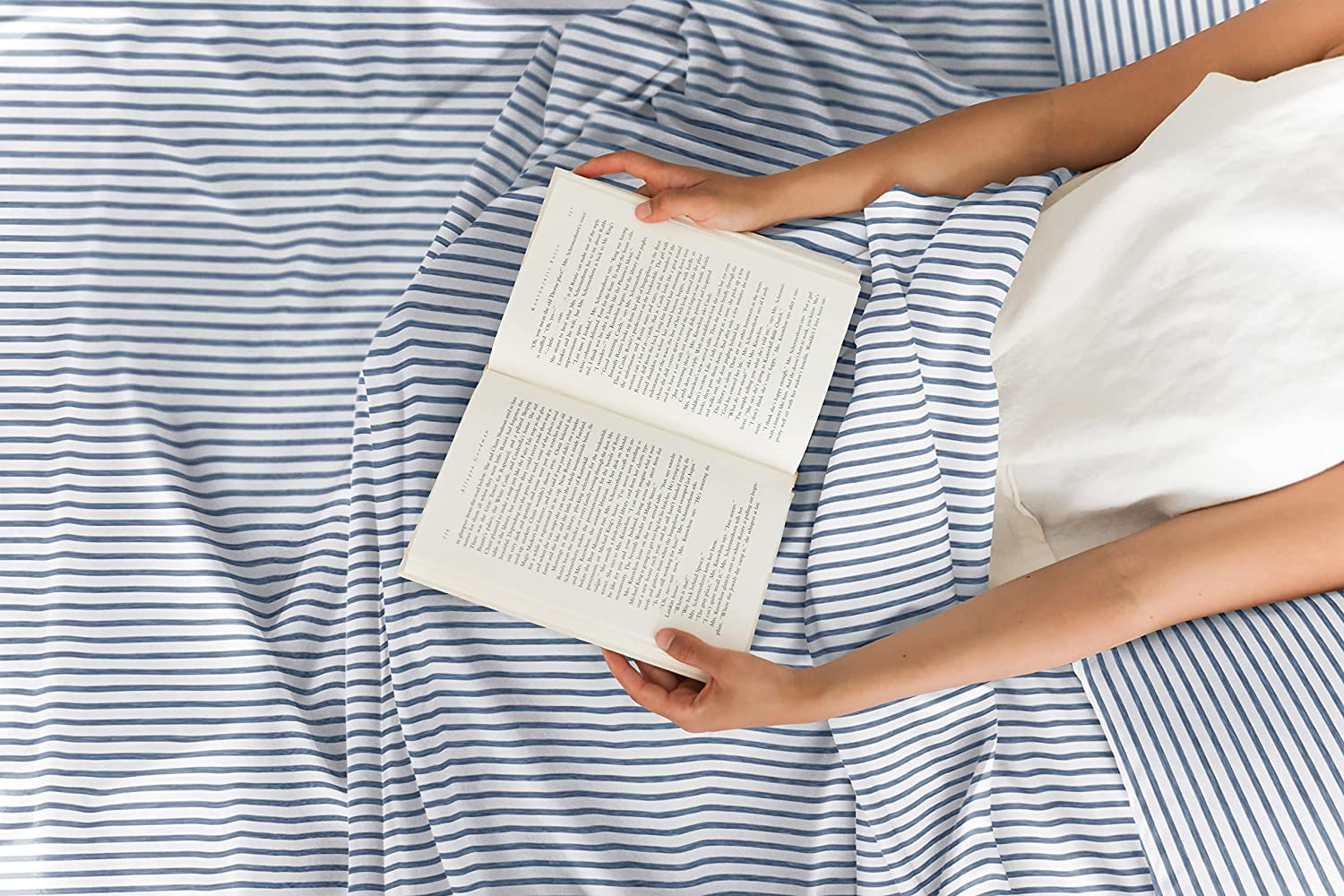 4 Piece Striped Sheet Set