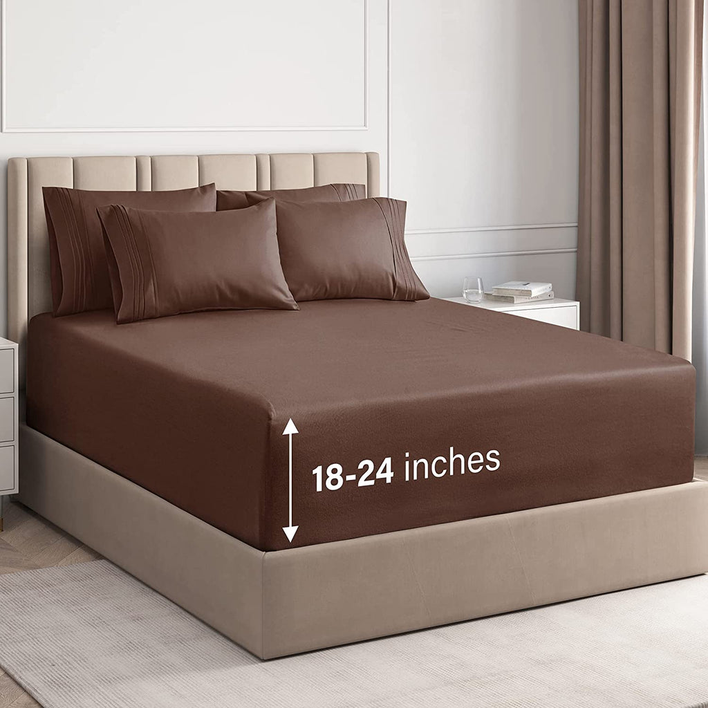 6 Piece Deep Pocket Sheet Set