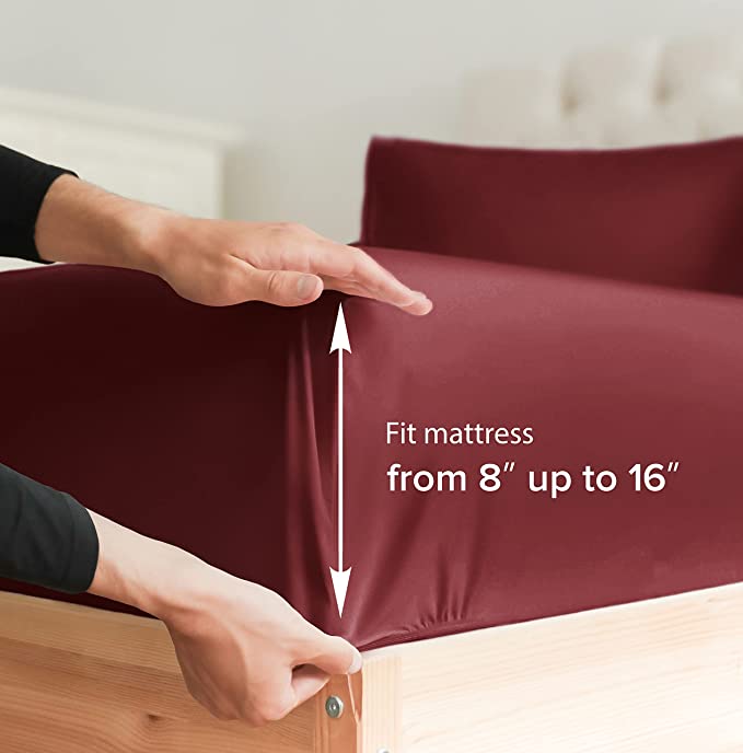 Cotton 400 Thread Count Standard Single Fitted Sheet