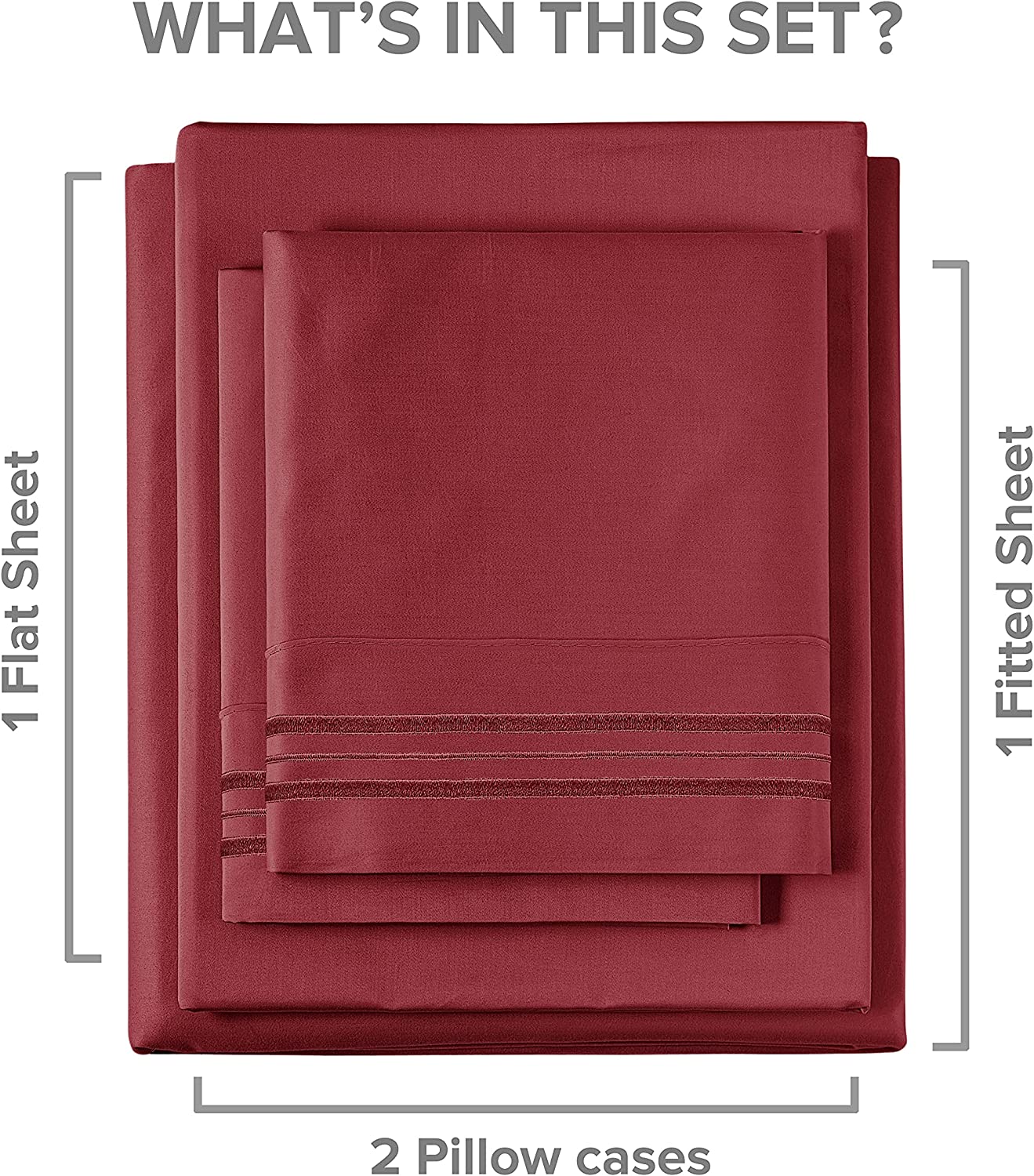 Cotton 400 Thread Count 4 Piece Deep Pocket Sheet Set