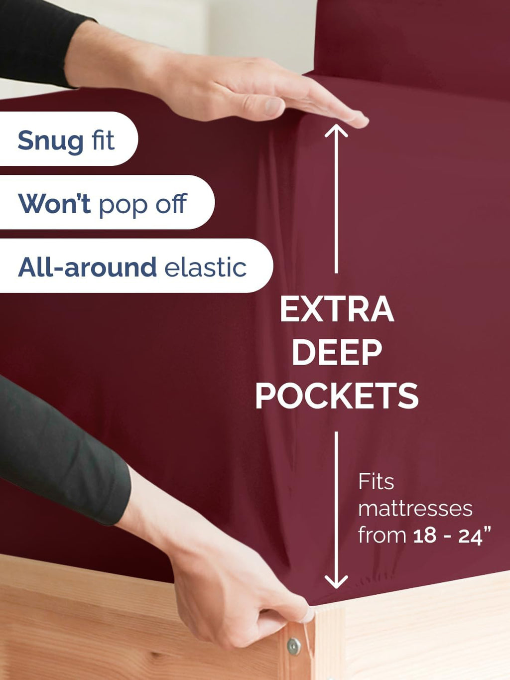 6 Piece Deep Pocket Sheet Set