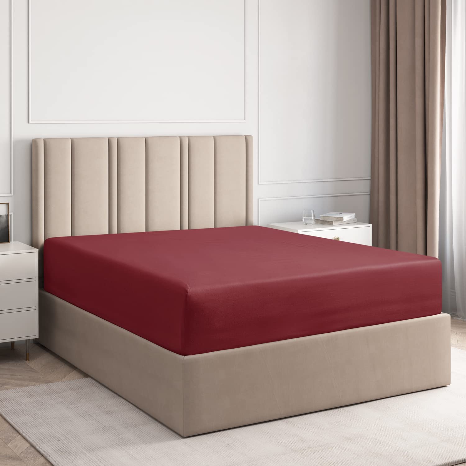 Cotton 400 Thread Count Standard Single Fitted Sheet