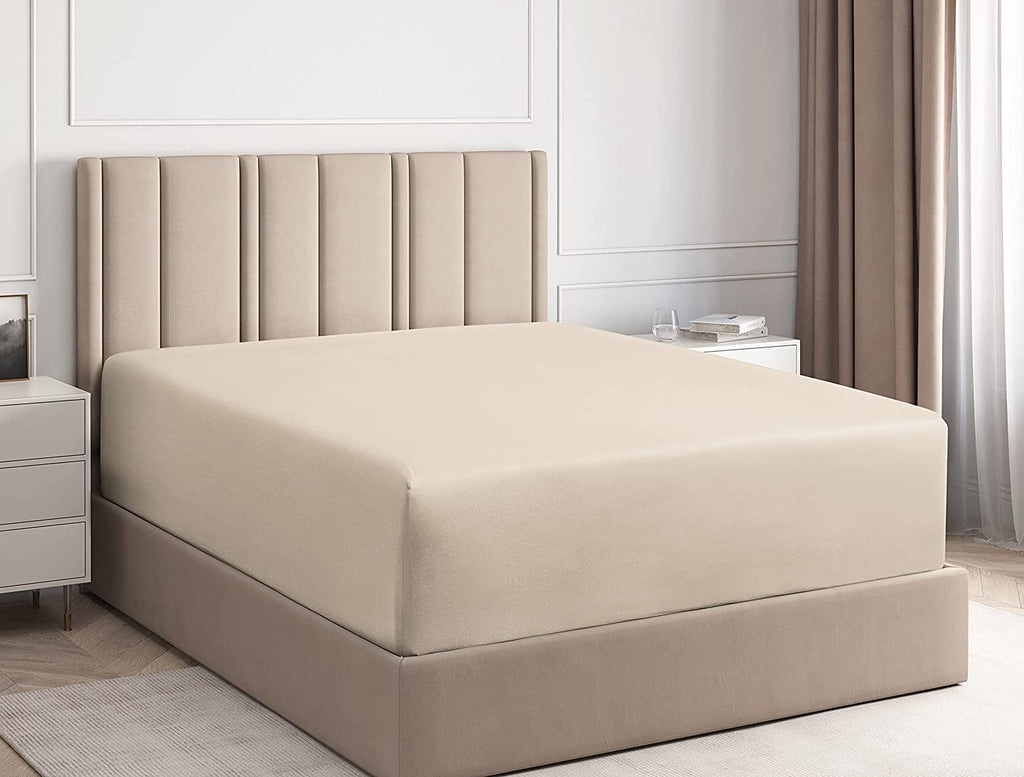 Cotton 400 Thread Count Standard Single Fitted Sheet