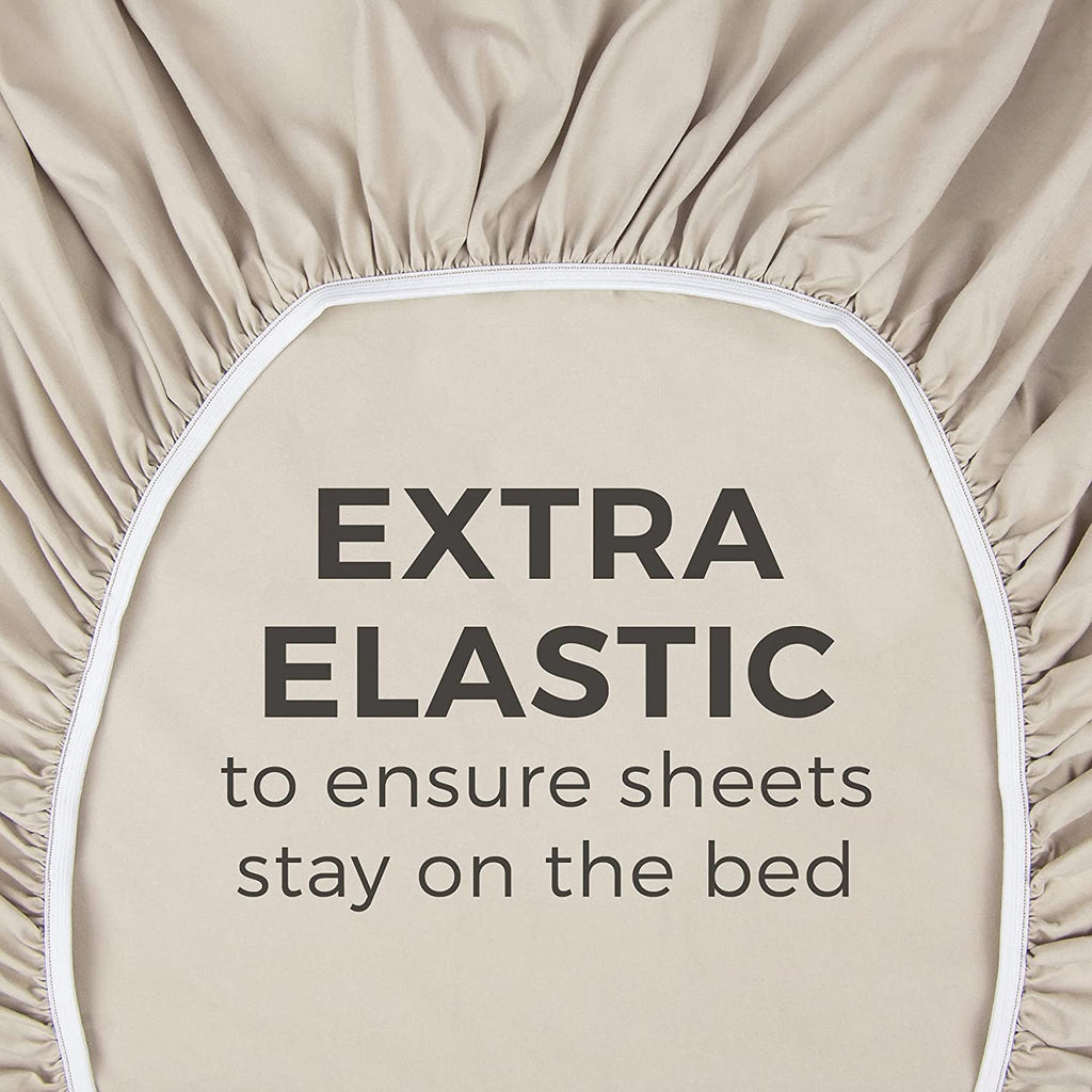 Cotton 400 Thread Count Standard Single Fitted Sheet