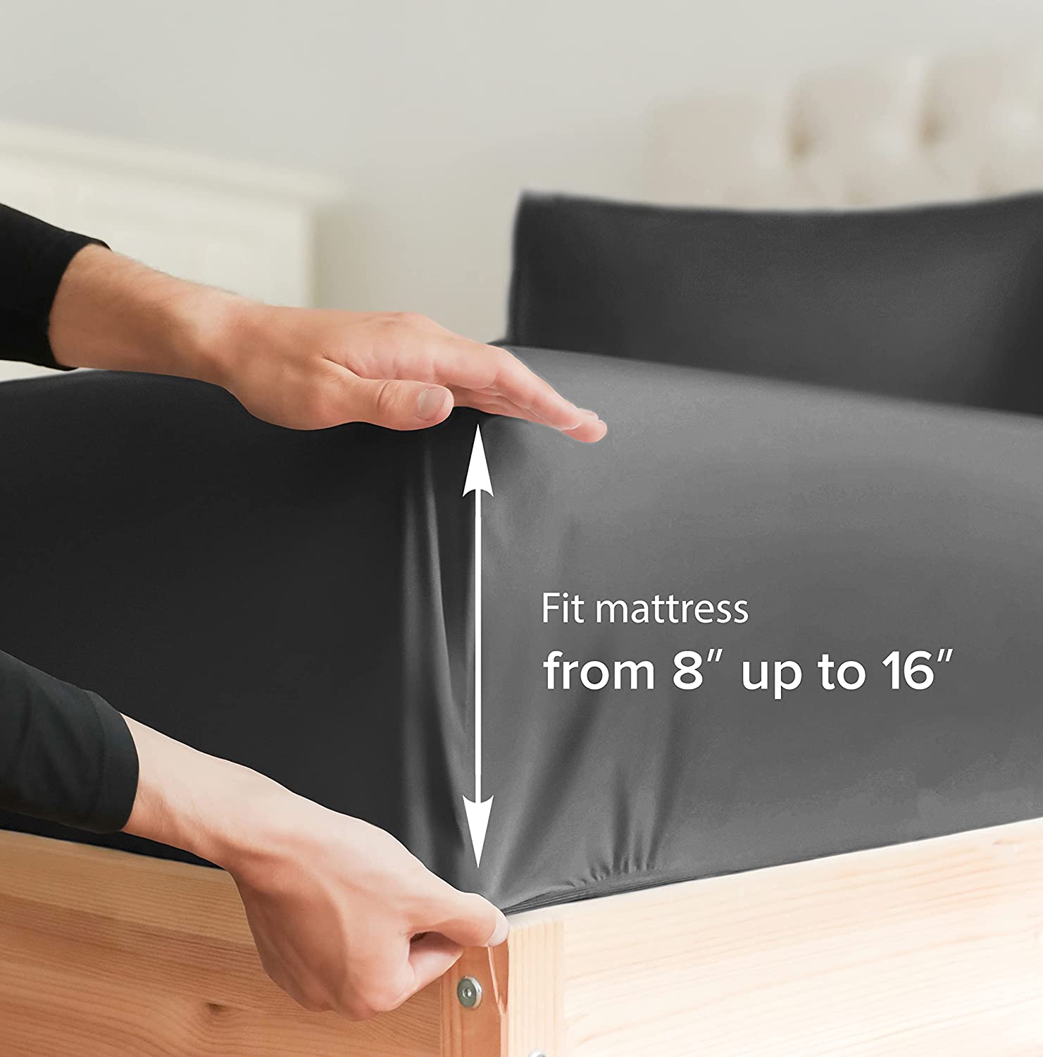 Cotton 400 Thread Count Standard Single Fitted Sheet