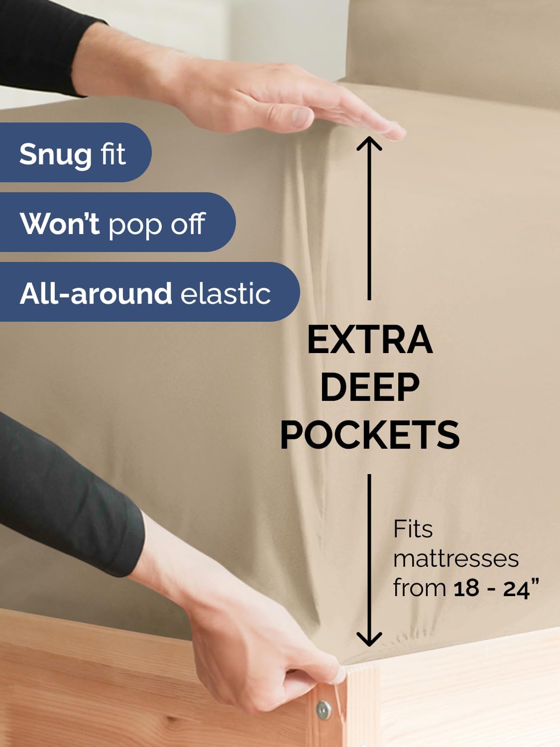 6 Piece Deep Pocket Sheet Set