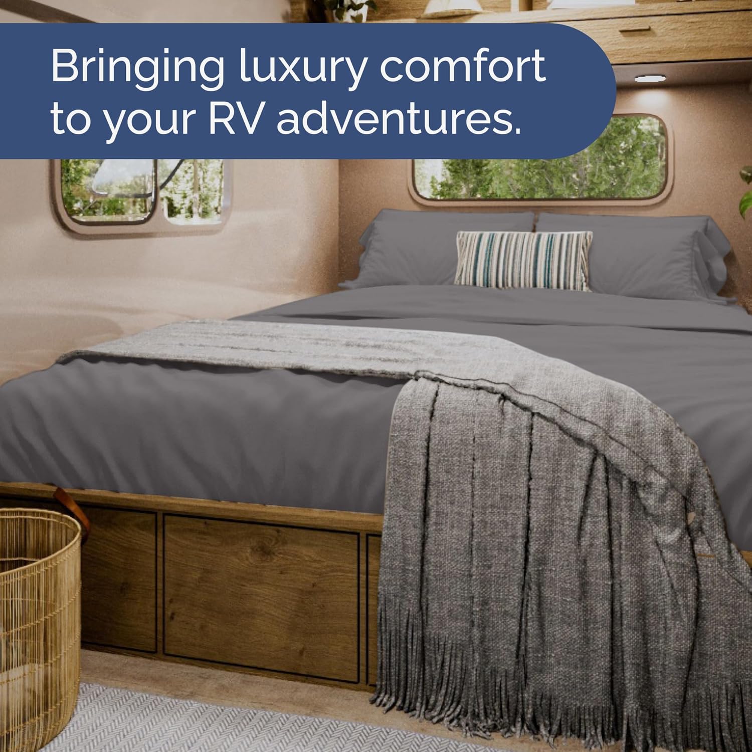 Short Queen RV Sheet Set