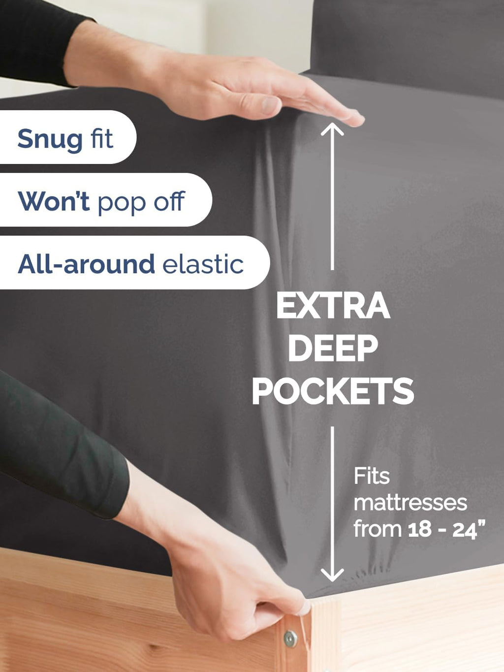 6 Piece Deep Pocket Sheet Set