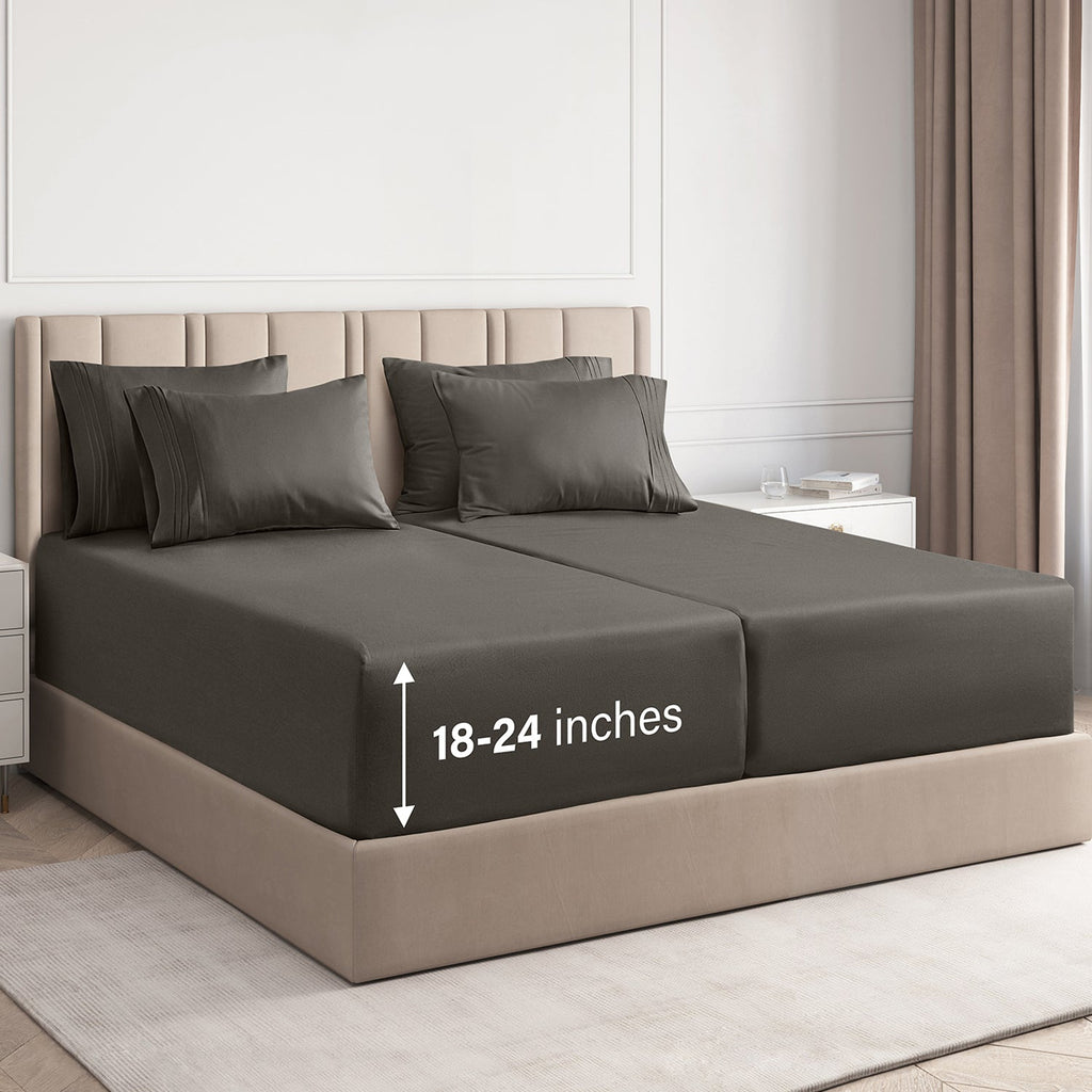 6 Piece Deep Pocket Sheet Set