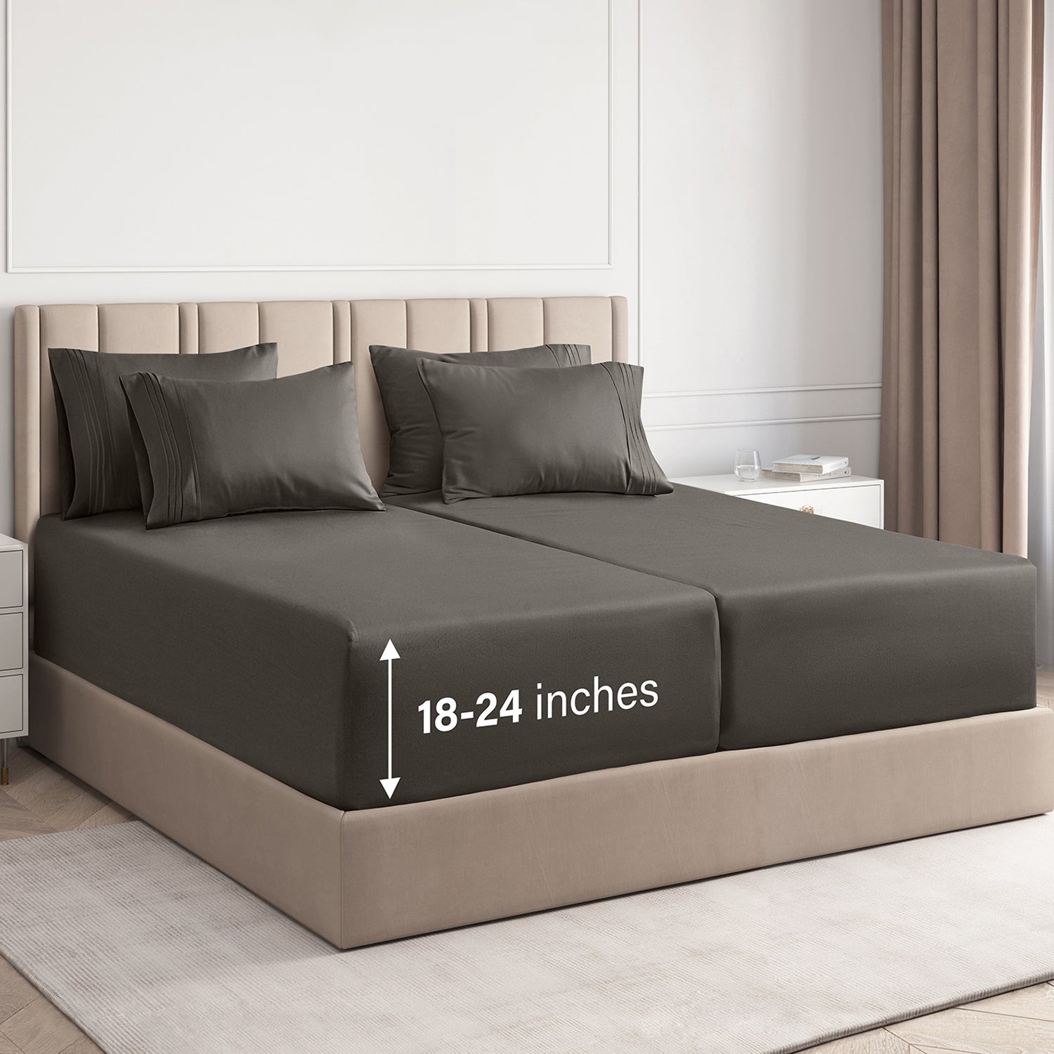 6 Piece Deep Pocket Sheet Set