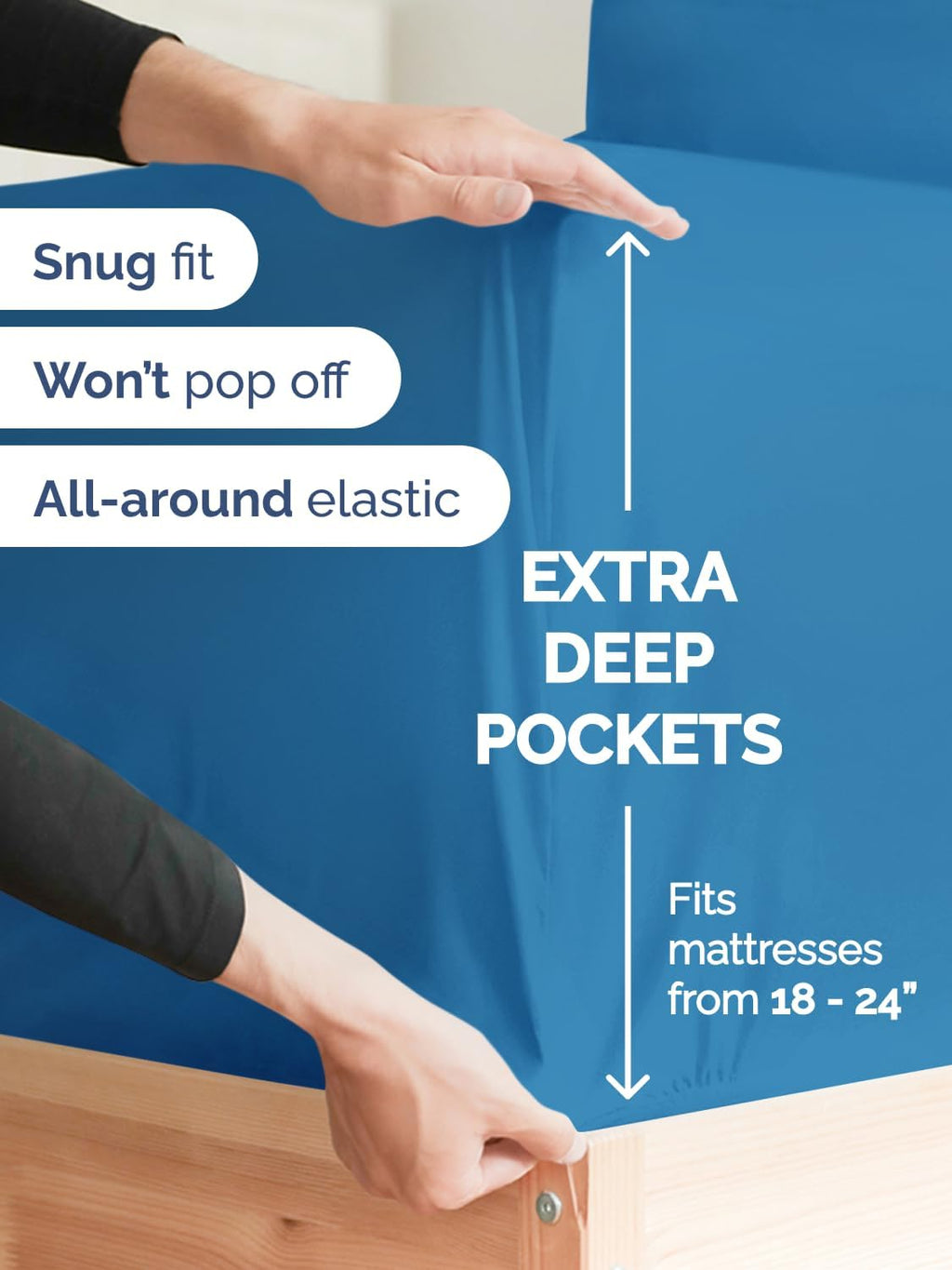 6 Piece Deep Pocket Sheet Set