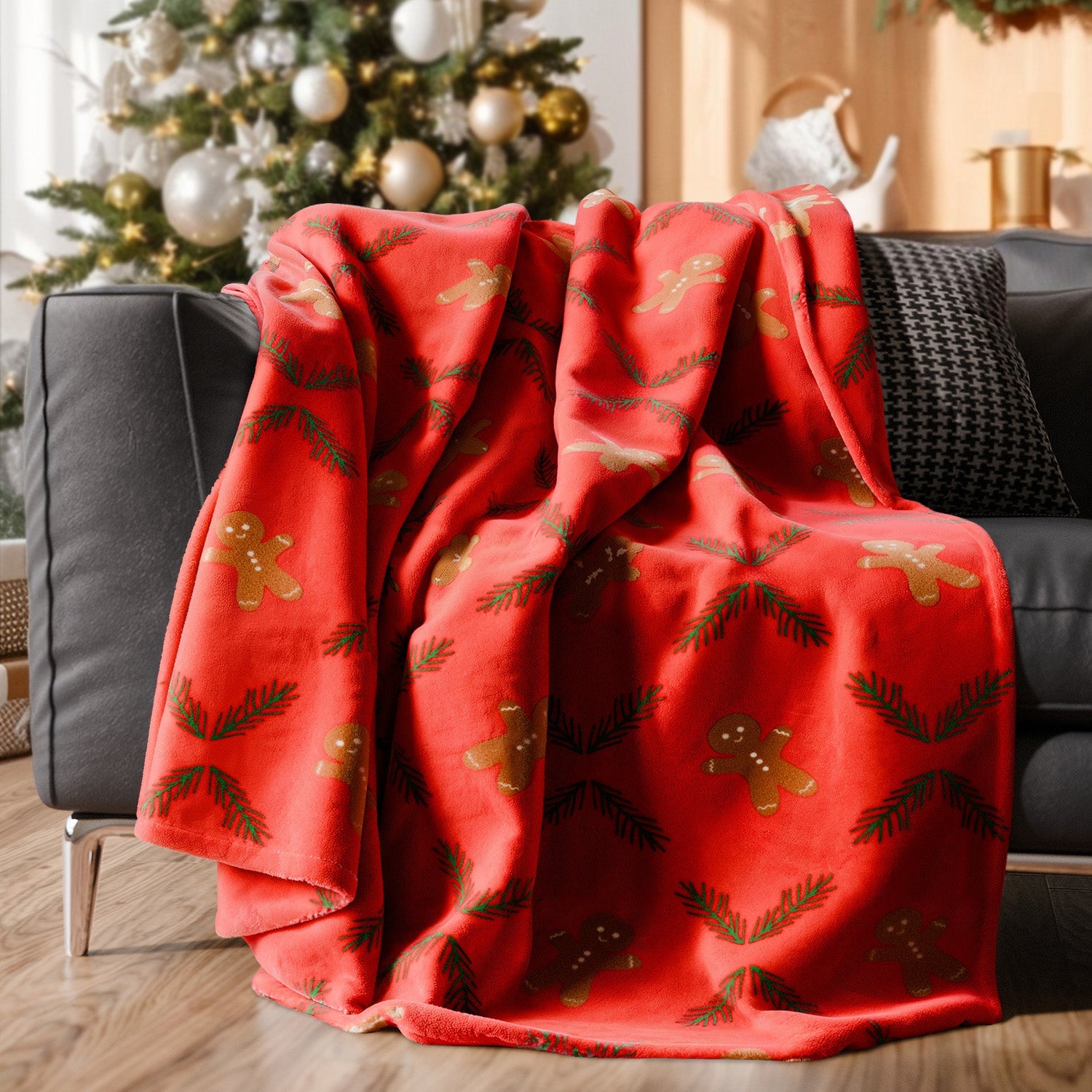 Christmas Printed Flannel Blanket
