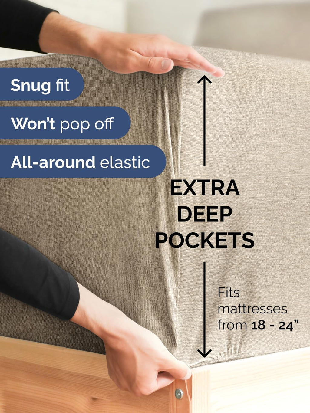 6 Piece Deep Pocket Sheet Set