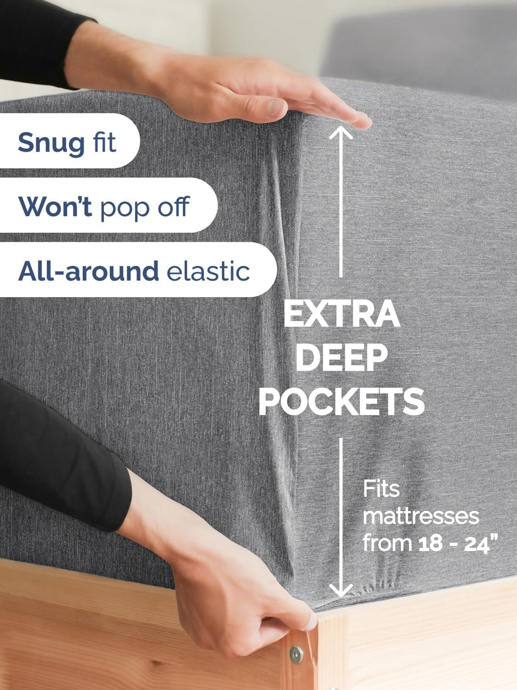 6 Piece Deep Pocket Sheet Set