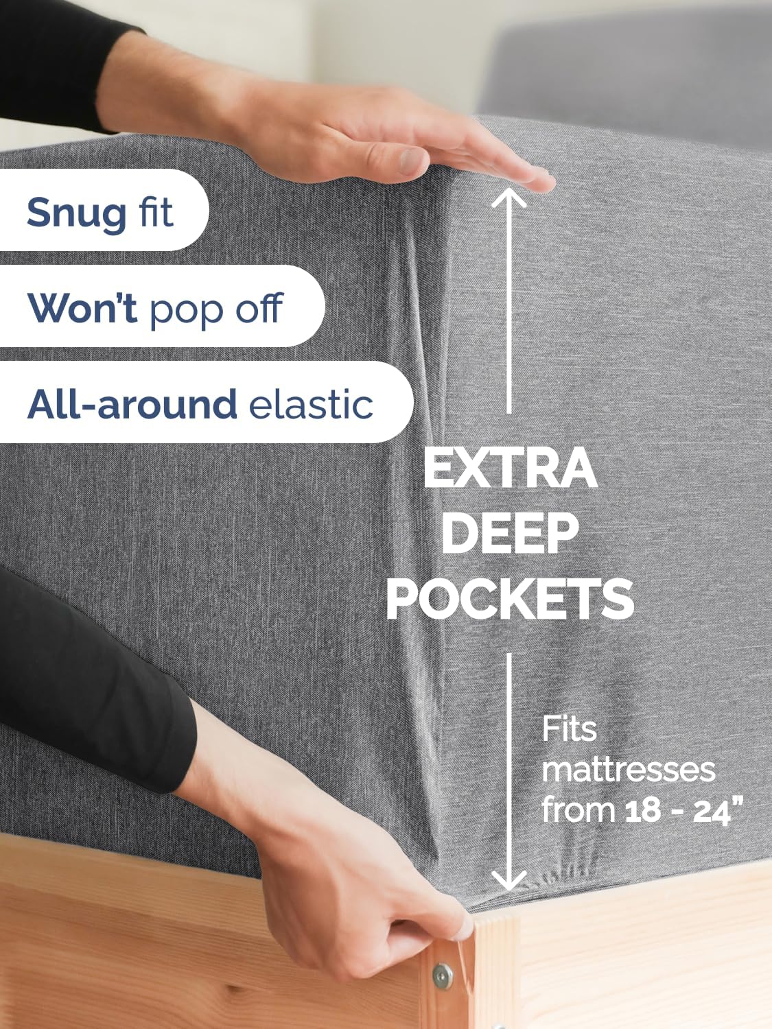 6 Piece Deep Pocket Sheet Set