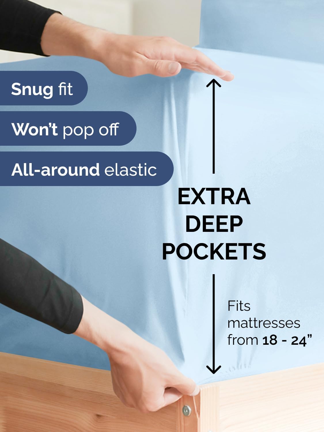 6 Piece Deep Pocket Sheet Set