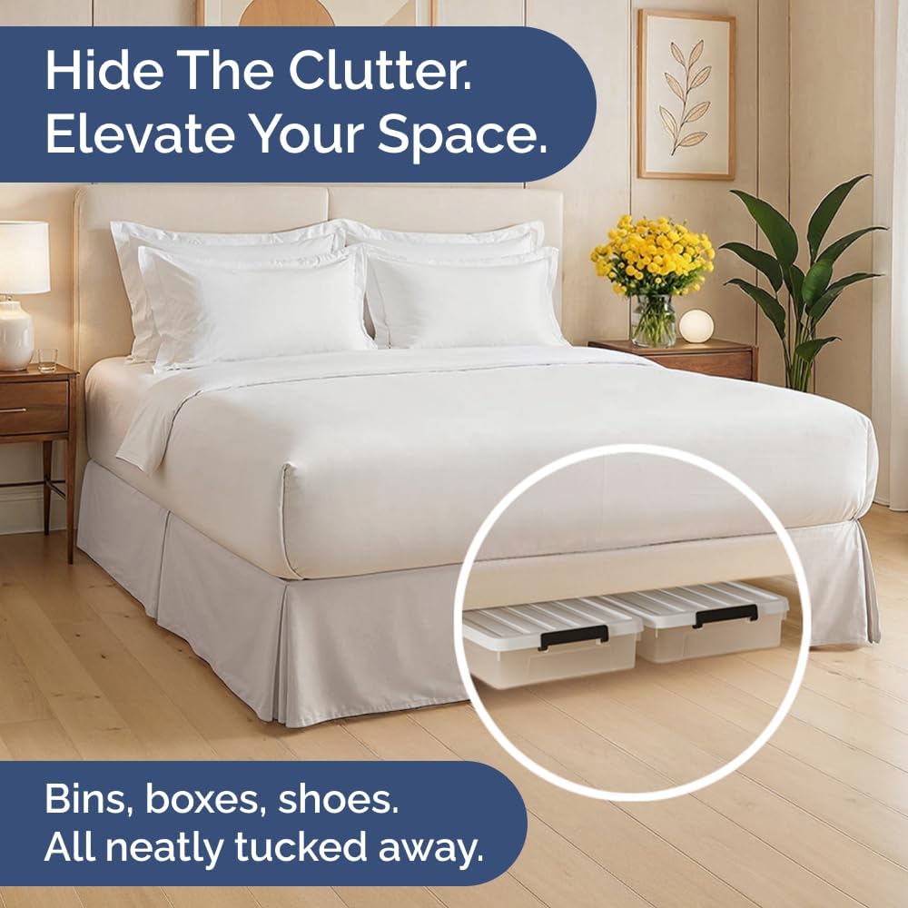 Pleated Bed Skirt 15