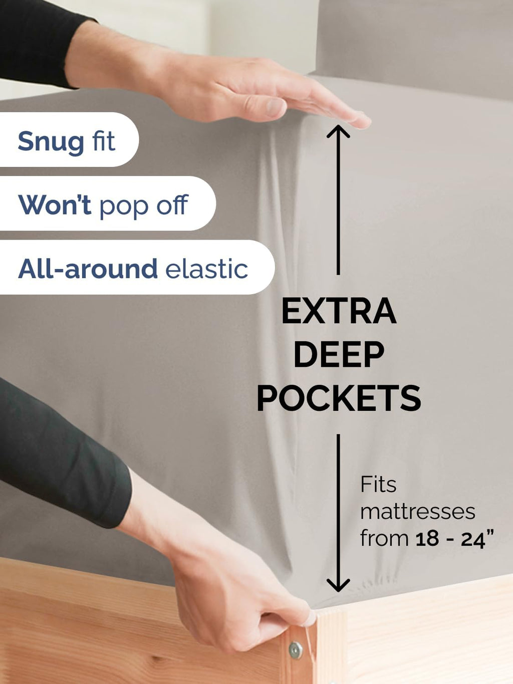 6 Piece Deep Pocket Sheet Set