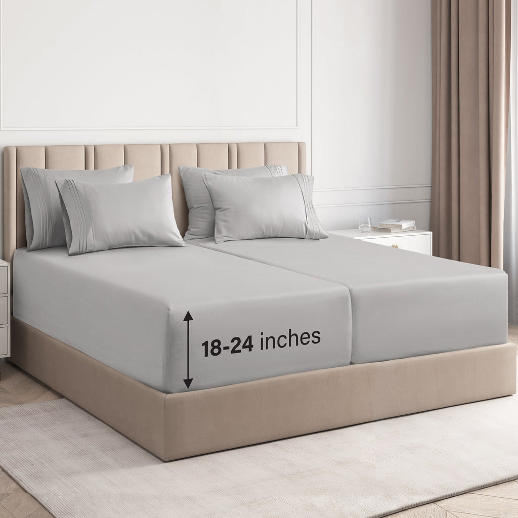 6 Piece Deep Pocket Sheet Set