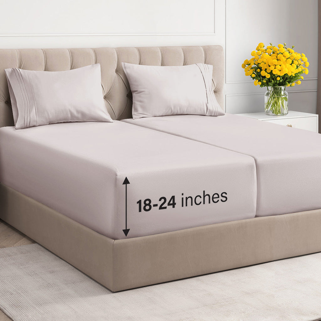 4 Piece Deep Pocket Sheet Set