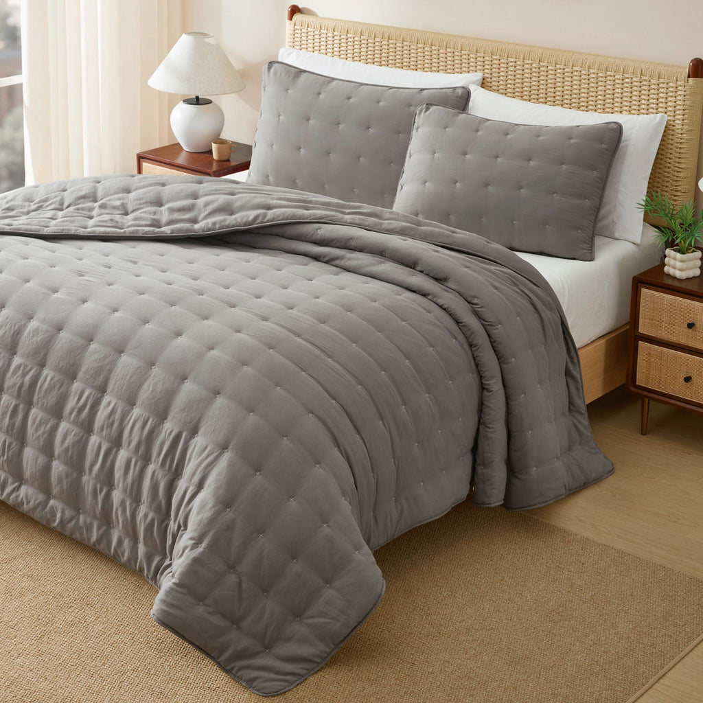 Washed Quilt Set
