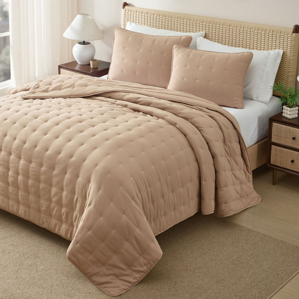 Washed Quilt Set