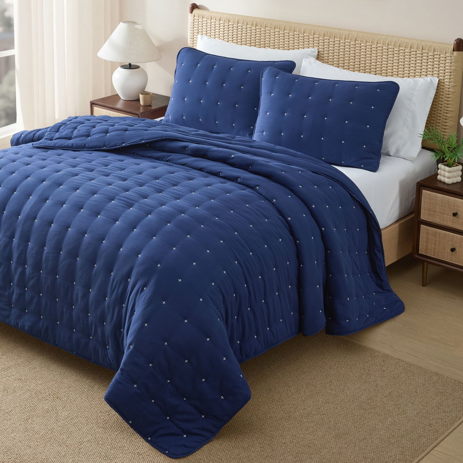 Washed Quilt Set