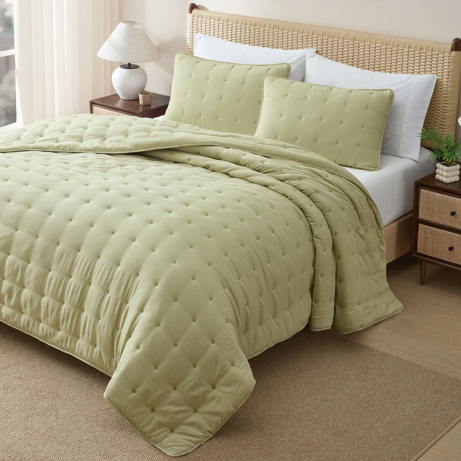 Washed Quilt Set