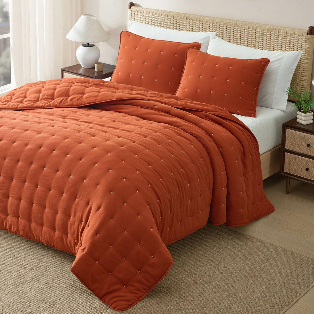 Washed Quilt Set