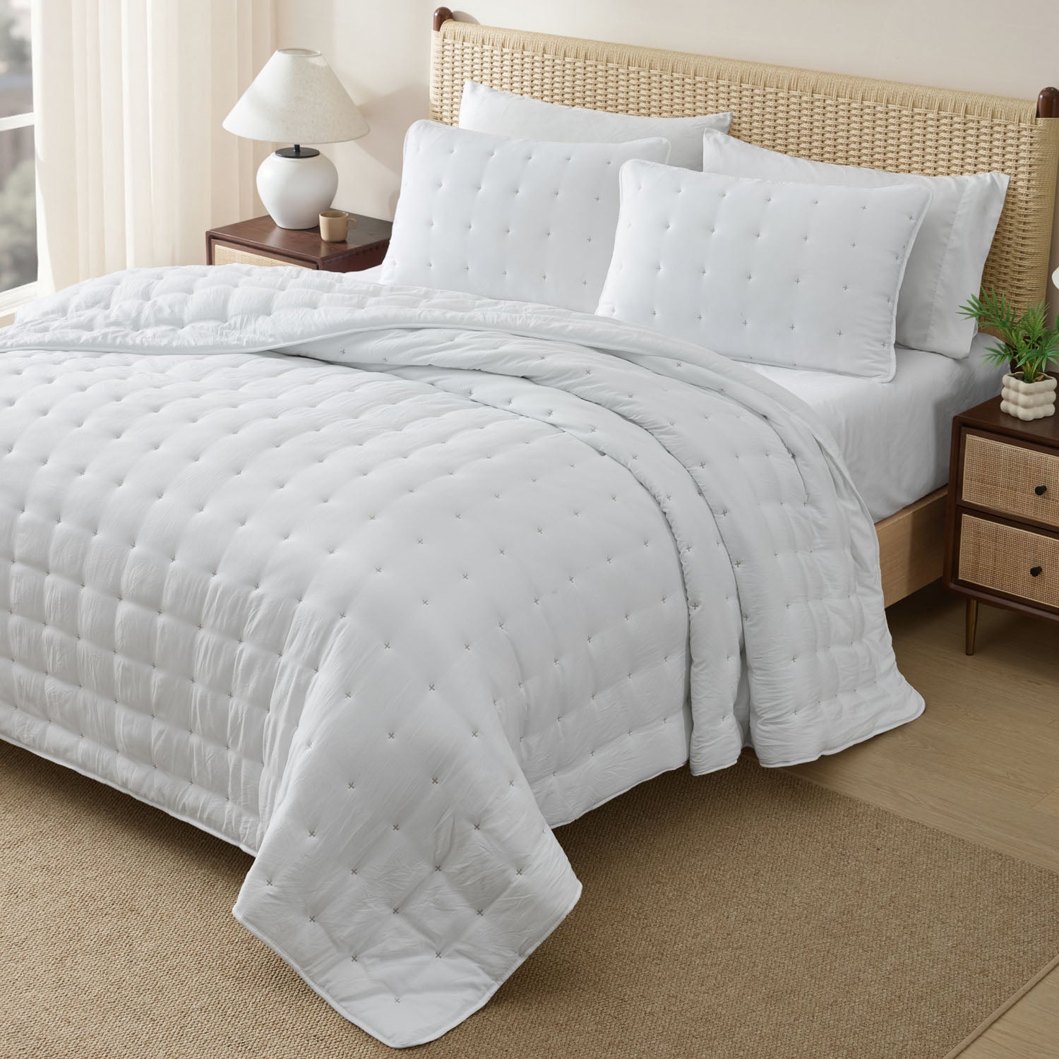 Washed Quilt Set