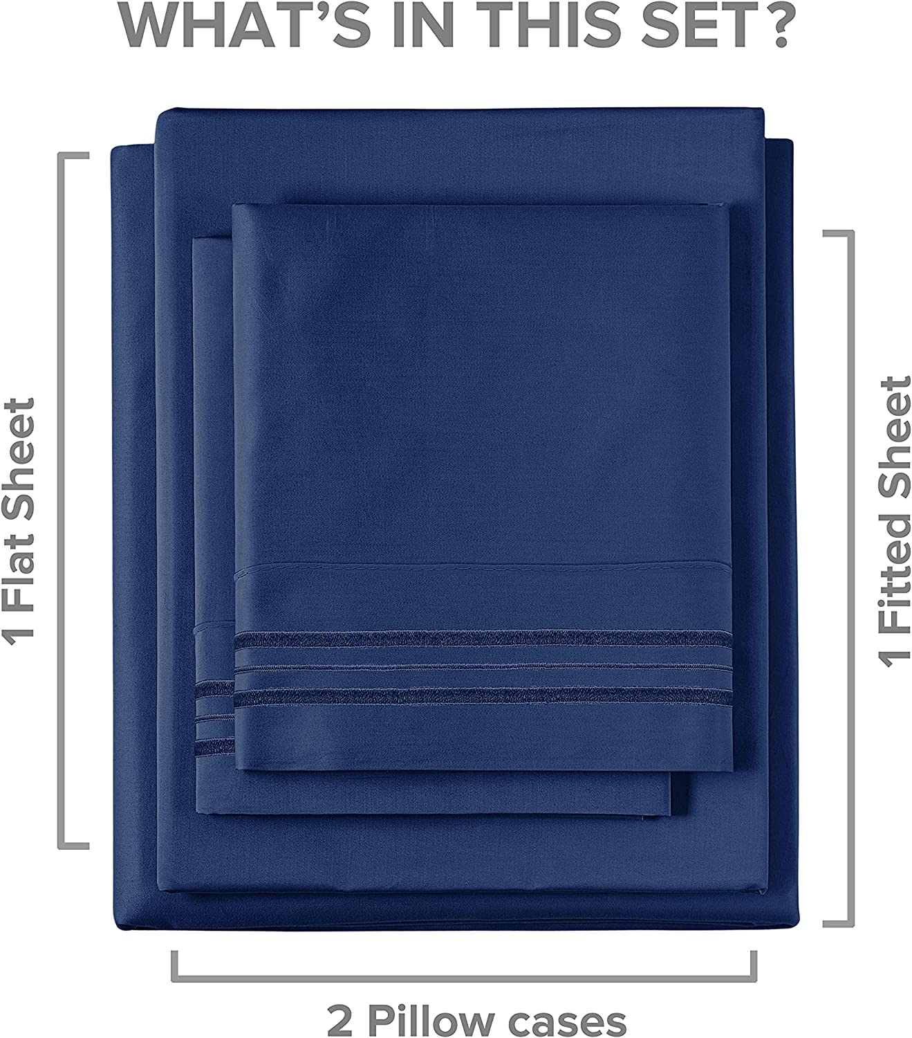 Cotton 400 Thread Count 4 Piece Deep Pocket Sheet Set