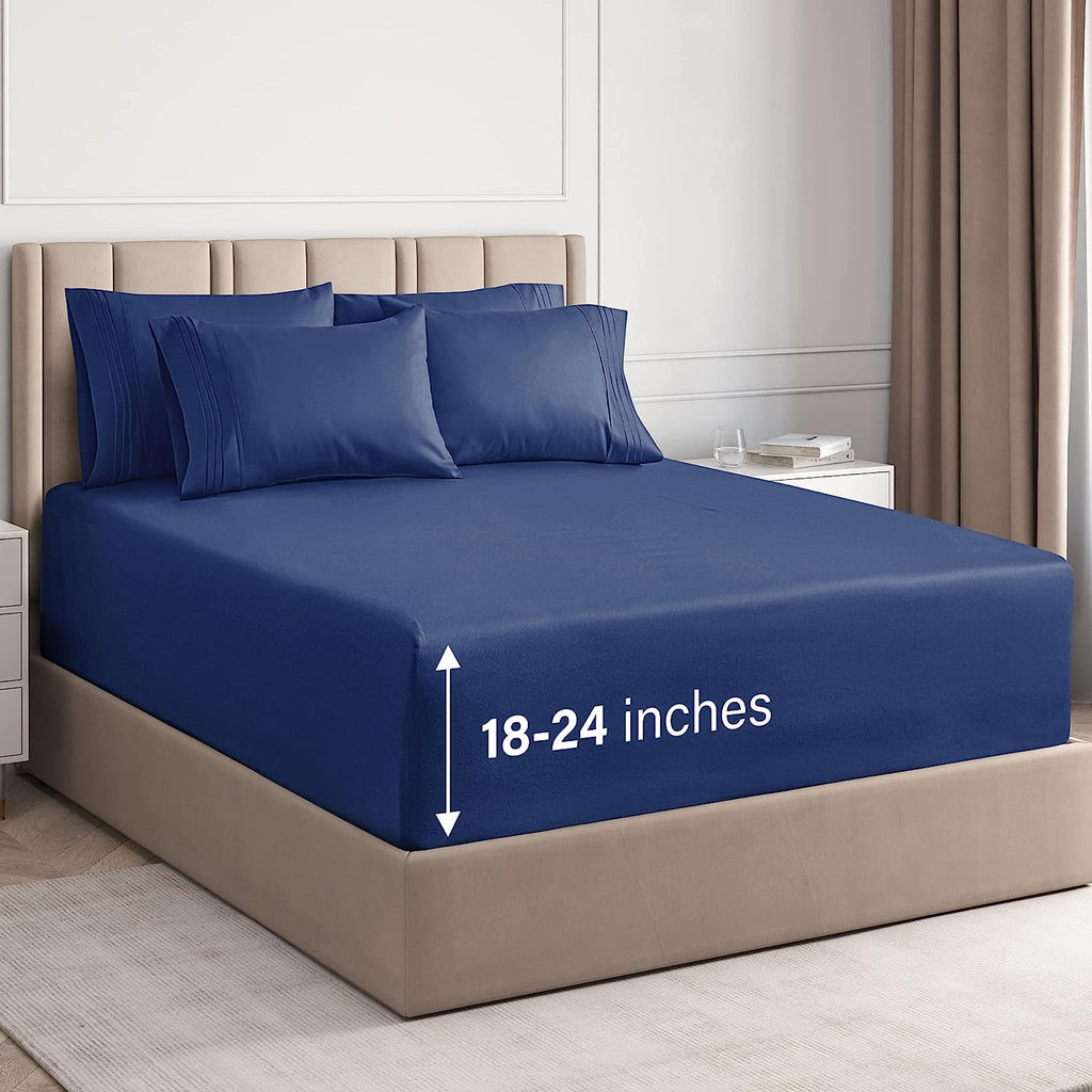 6 Piece Deep Pocket Sheet Set