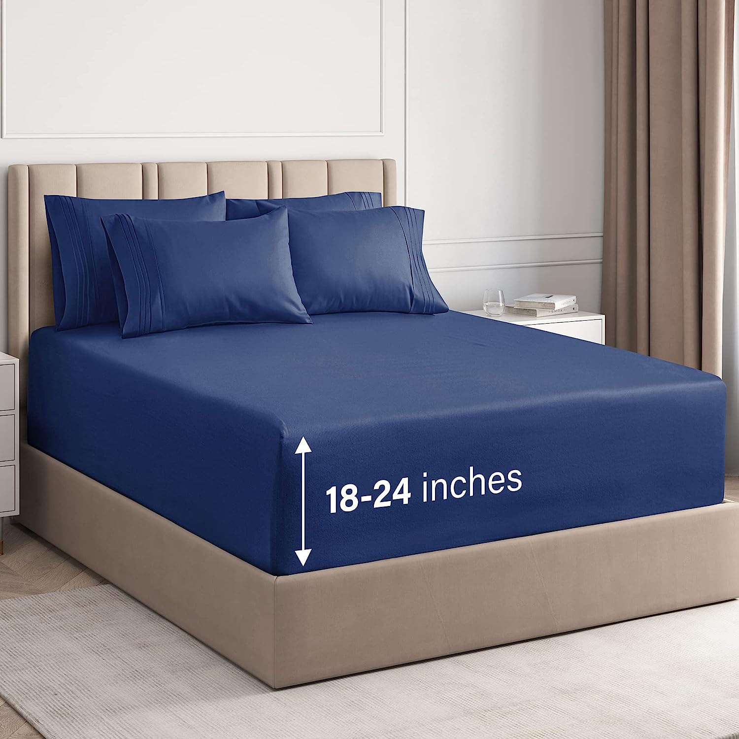6 Piece Deep Pocket Sheet Set
