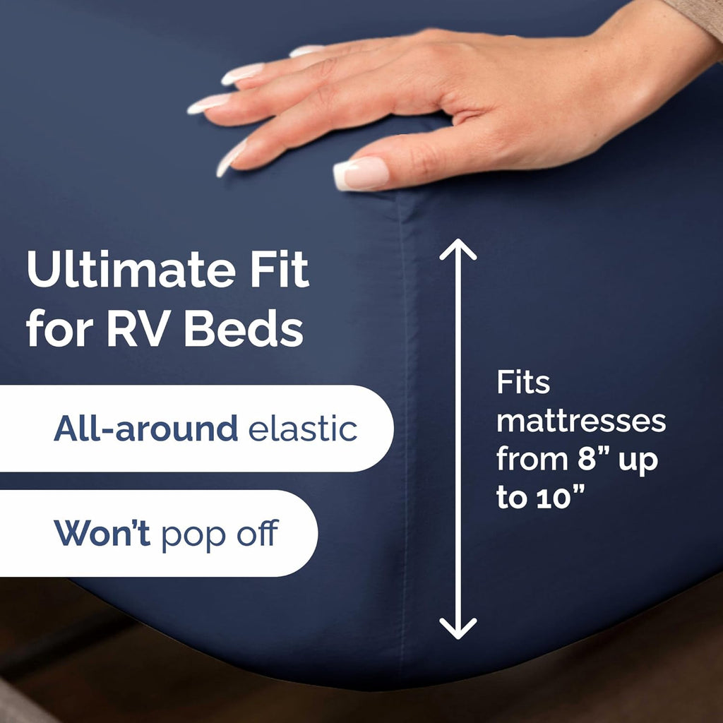 Short Queen RV Sheet Set