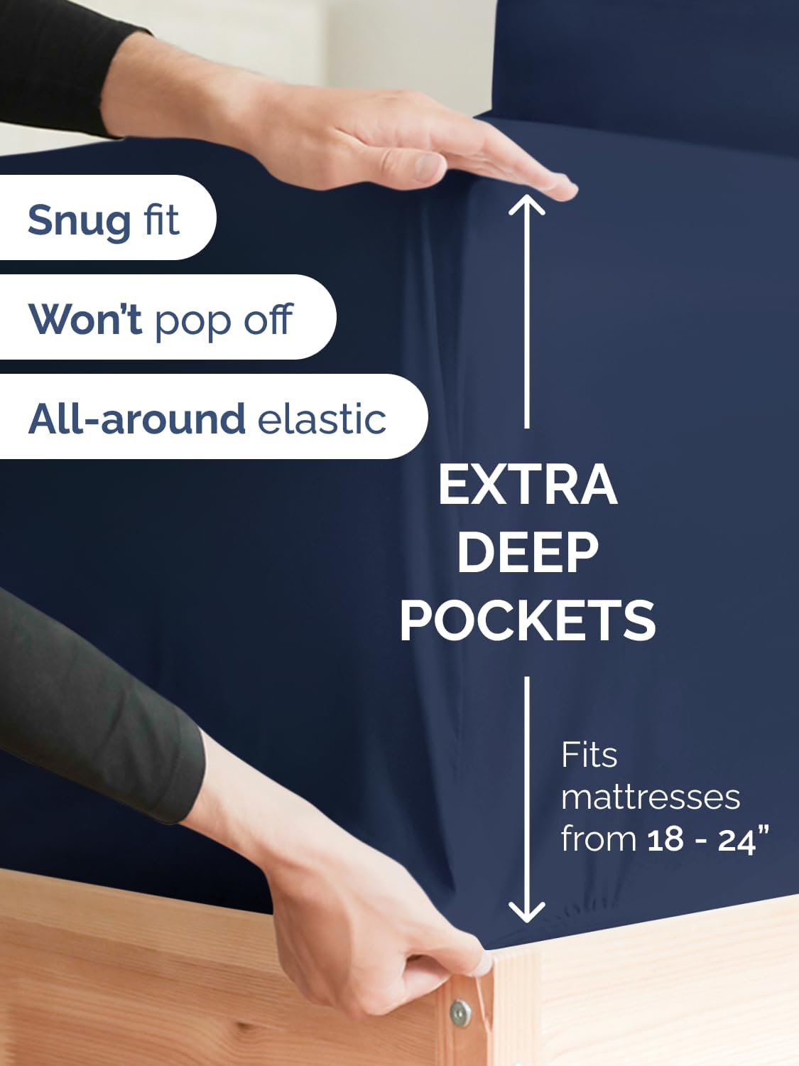 6 Piece Deep Pocket Sheet Set