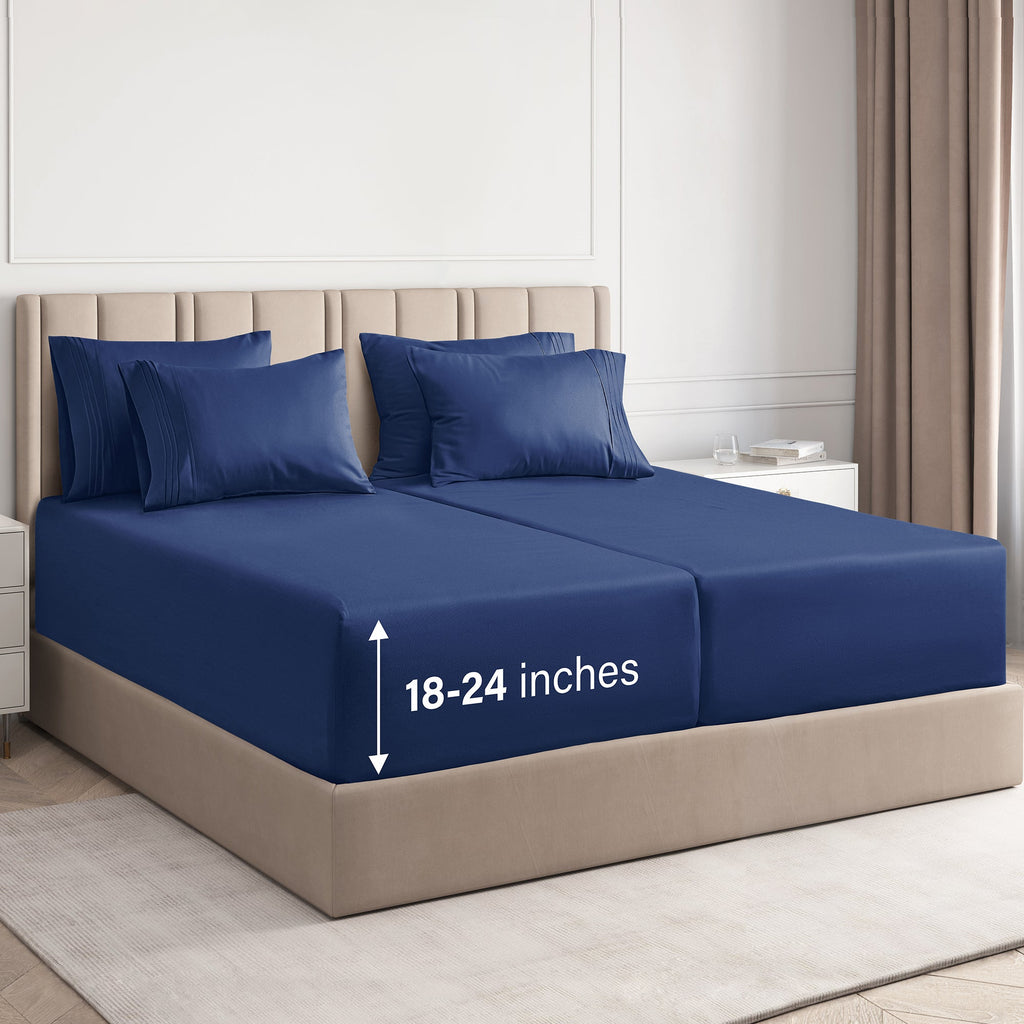 6 Piece Deep Pocket Sheet Set