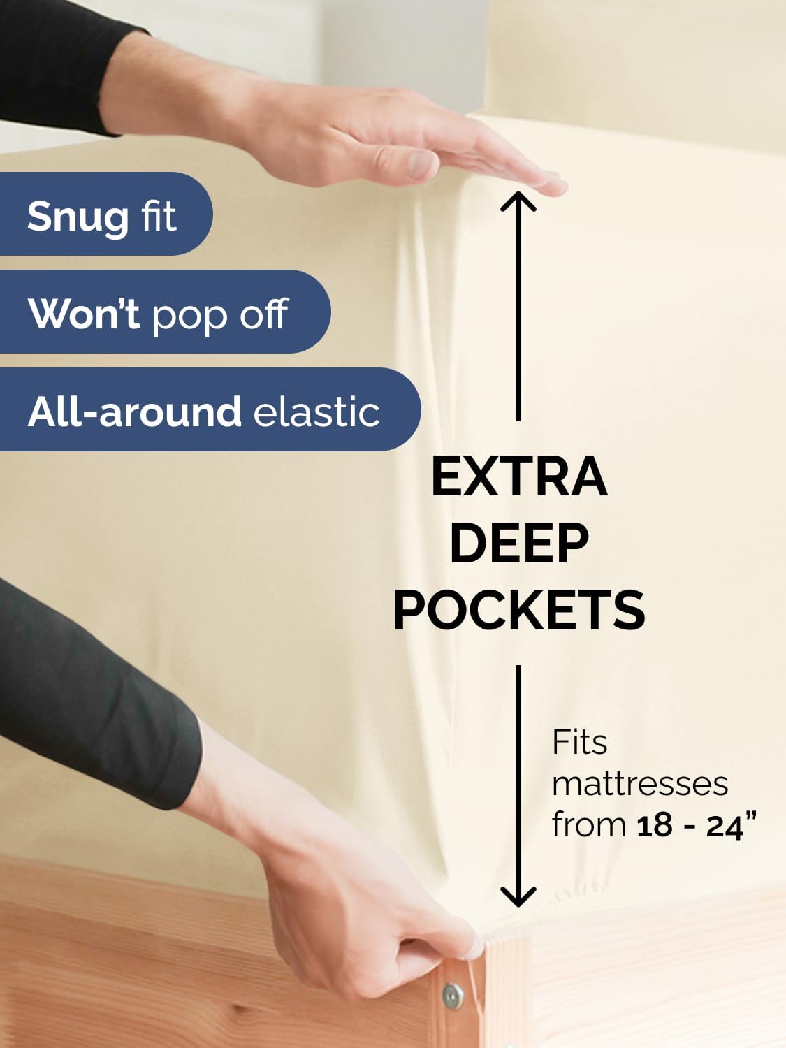 6 Piece Deep Pocket Sheet Set