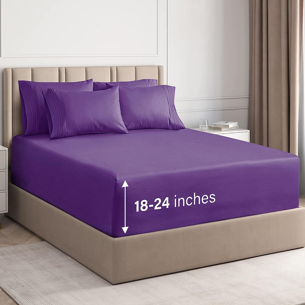 6 Piece Deep Pocket Sheet Set