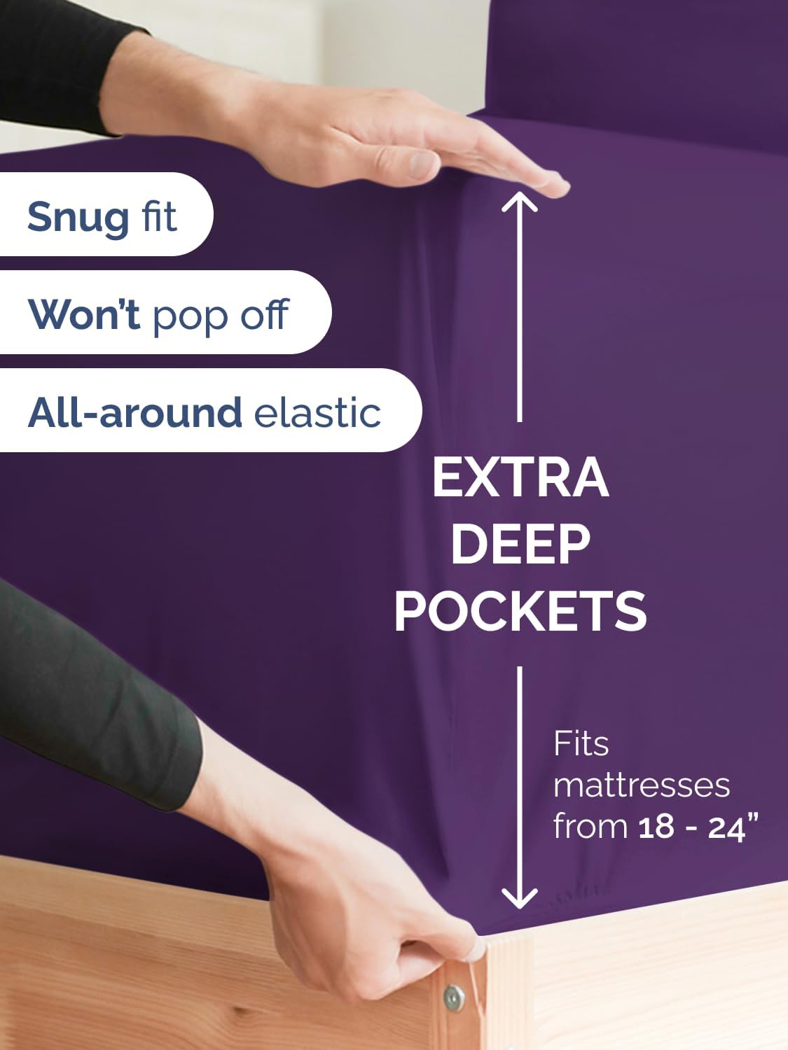 6 Piece Deep Pocket Sheet Set